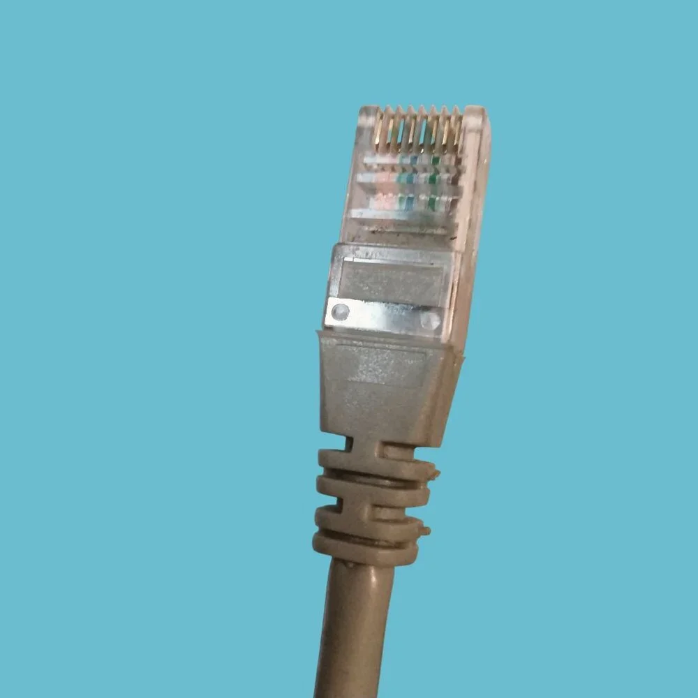 Fousine Ethernet Cable Cat 5e UTP 24AWG Sunlight Resistant 750C Gray 6 ft